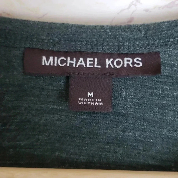 Michael Kors | LS Top |Hunter Green | Size M - Picture 4 of 6